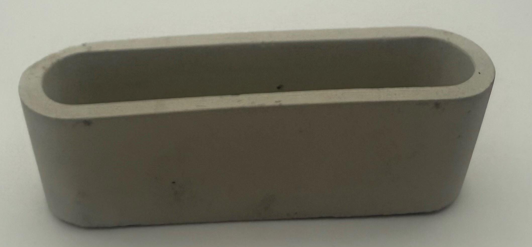 Handmade Concrete Business Card Holder: Modern Minimalist Desk Organizer - Image 2