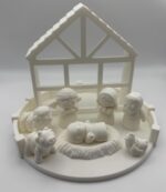 Paint-Your-Own 3D Printed Nativity Scene Set — DIY Christmas Craft for Acrylic Painting, Holiday Decor, Handmade Gift Kit