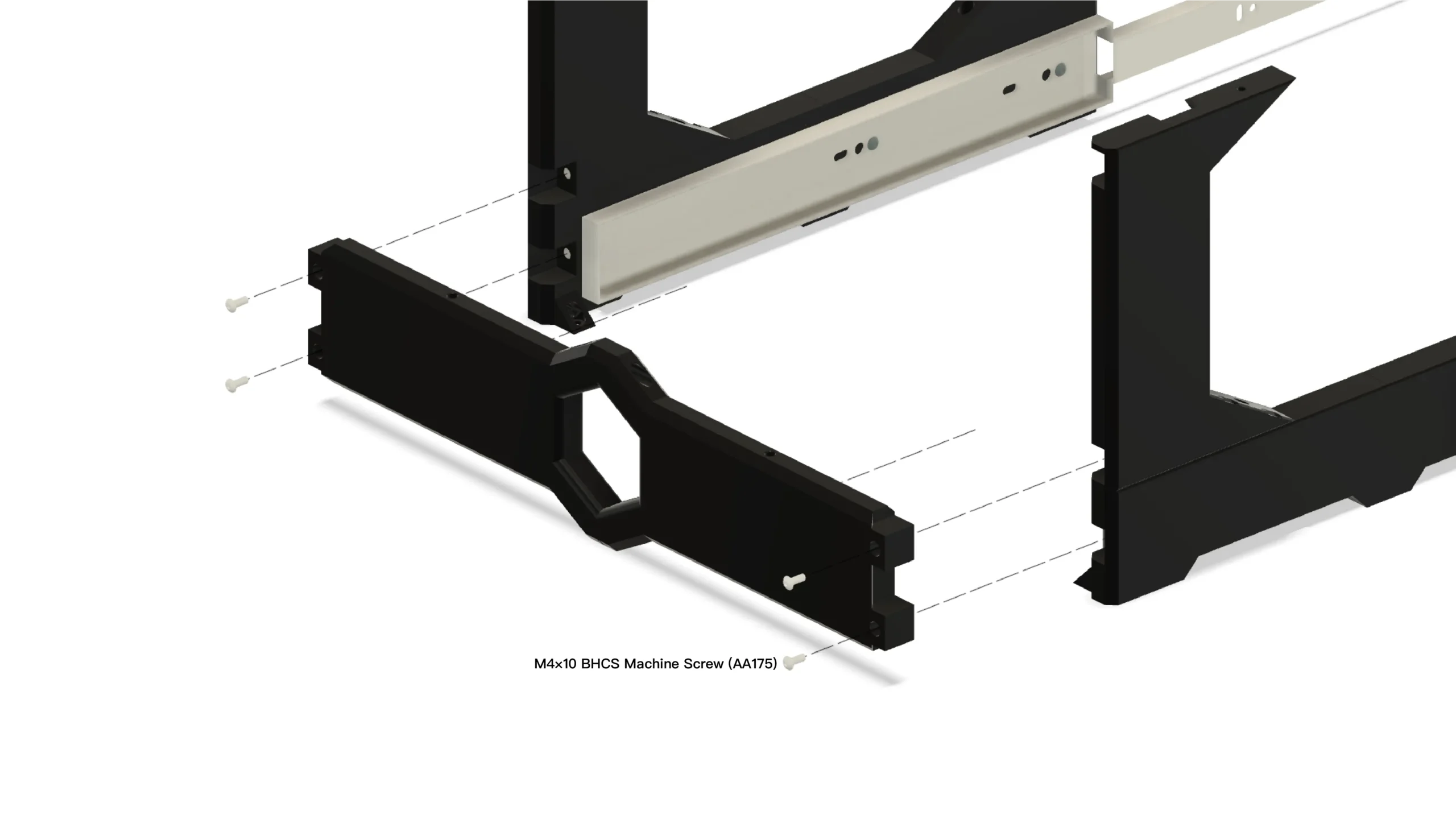 Lower cross bar installation