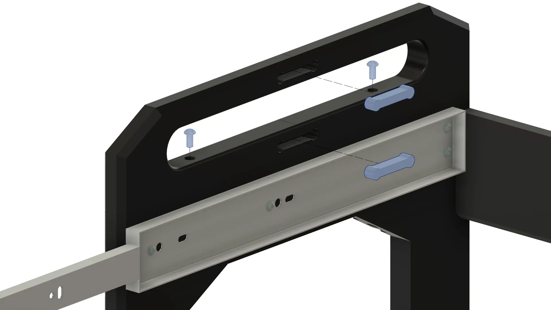 Rear honeycomb panel installation