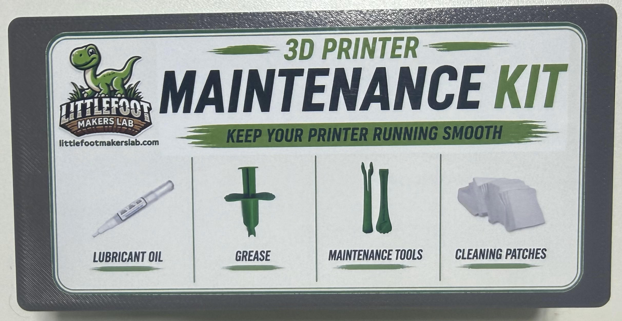 3D Printer Maintenance Kit with Gridfinity Storage Box with Lid